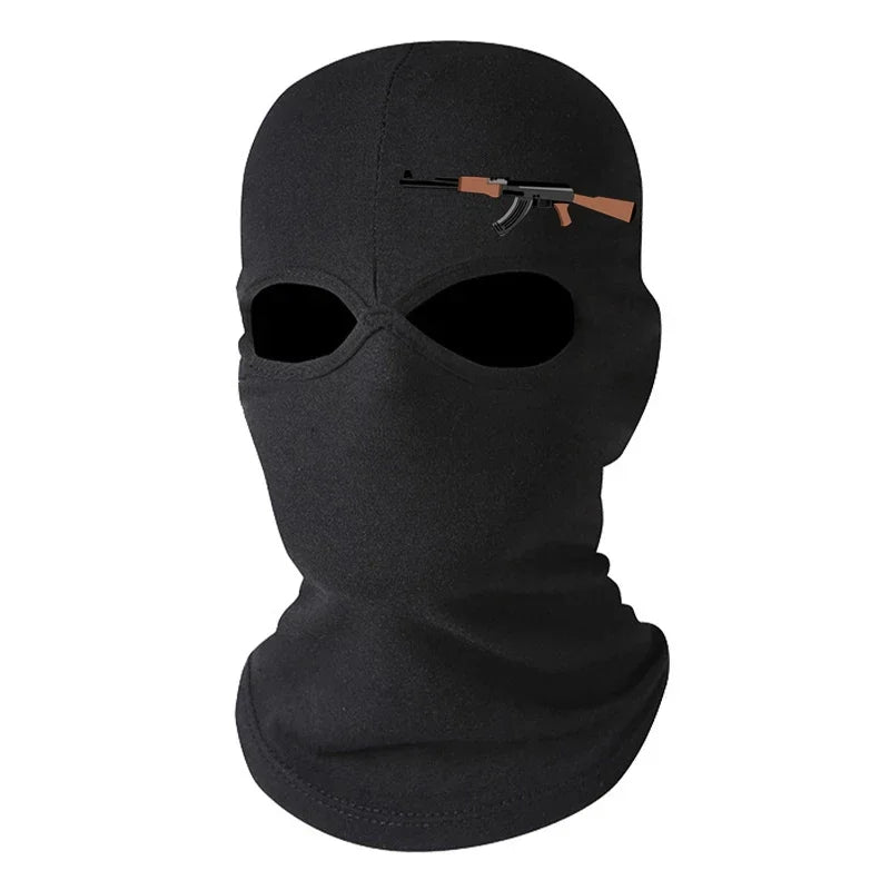 Full Face Balaclava Mask Tactical CS Winter Ski Cycling Hat Sun Protection Scarf Outdoor Sports Private Custom DIY Beanie 2022