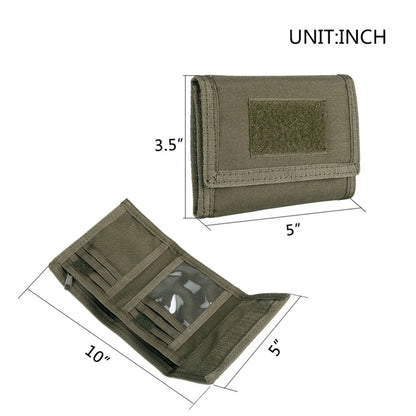 EXCELLENT ELITE SPANKER Tactical Wallet  Bag EDC Pouch Card Pack ID Card/Bank Cards Holder Wallets Portable Wallet Men's