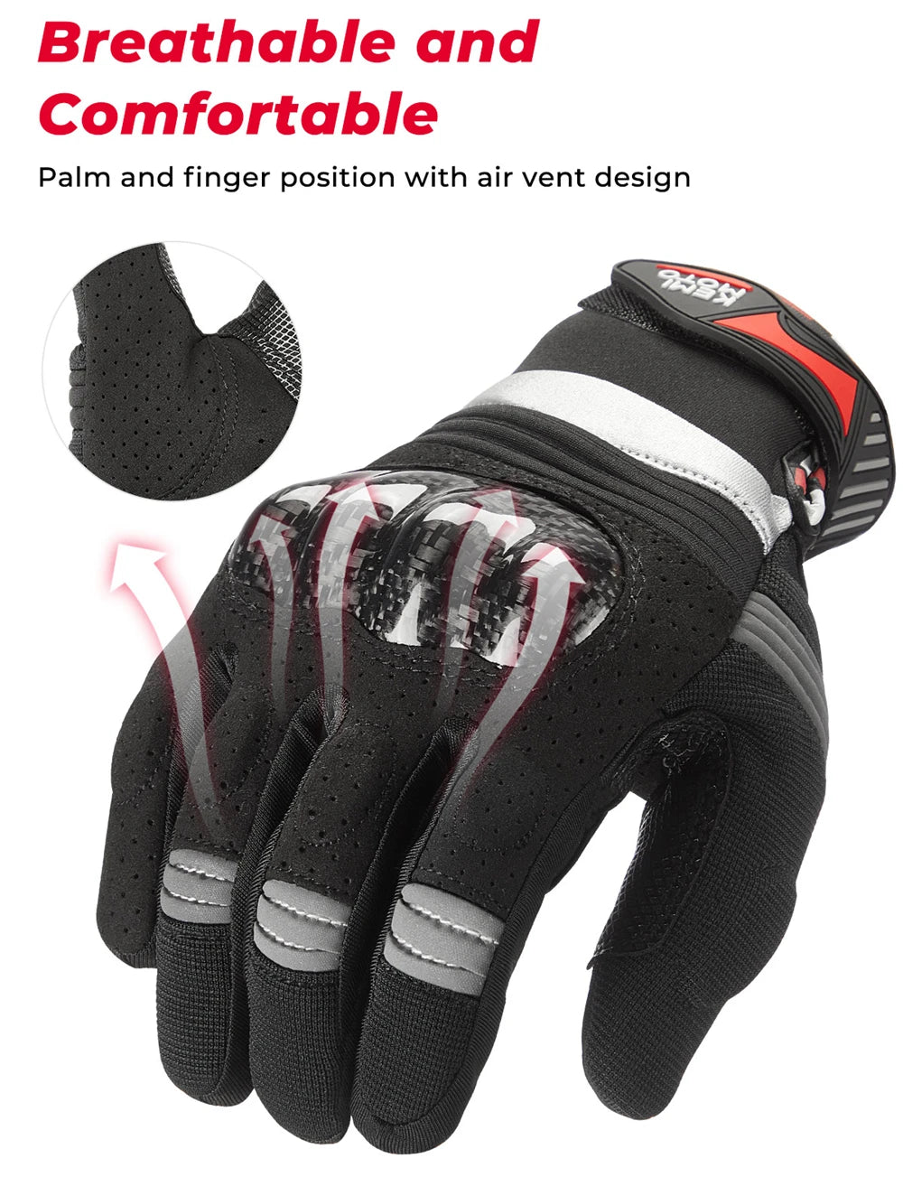 CE Motorcycle Gloves Summer Riding Gloves Hard Knuckle Touchscreen Motorbike Tactical Gloves For Dirt Bike Motocross ATV UTV