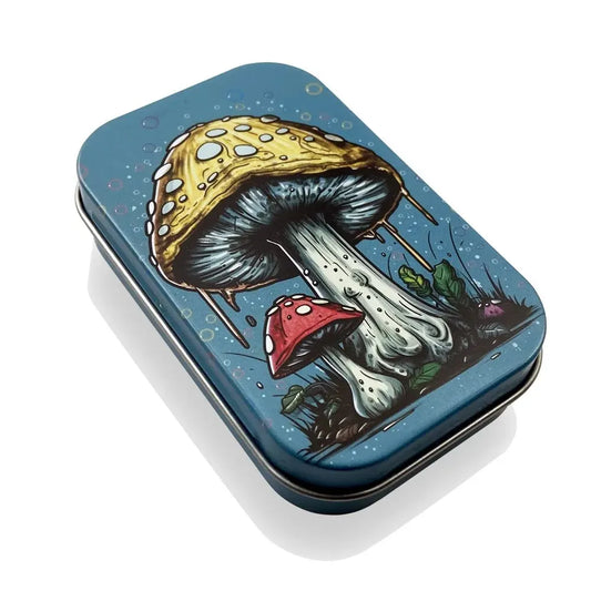 Estuche para cigarrillos con tapa abatible, rectangular, caja de hojalata, para guardar tabaco, accesorios para fumar, joyas, dulces, monedas, organizador de llaves