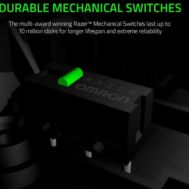 Ratón para juegos con cable Razer DeathAdder Essential / Ratones con cable 6400 DPI 5 botones independientes para computadora portátil Gamer