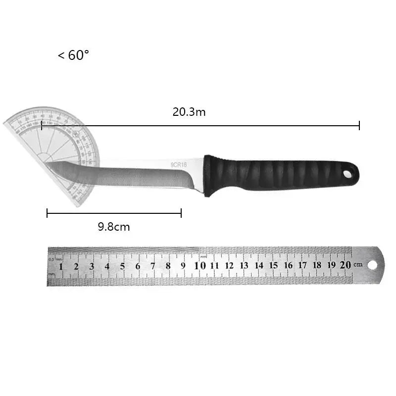 Outdoor pocket knife camping knife camping barbecue small straight knife k sheath survival knife carry portable fruit knife