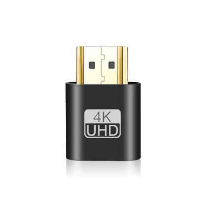 1 adaptador de pantalla virtual VGA compatible con HDMI 1,4 DDC EDID, conector ficticio, emulador de pantalla fantasma sin cabeza, placa de bloqueo de tarjeta de video