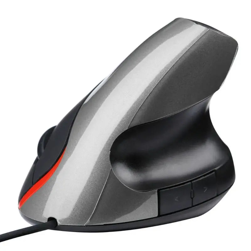 Wired Right Hand Vertical Mouse Ergonomic Gaming Mouse 1600DPI USB Optical Wrist Healthy Mouse for PC Computer Laptop