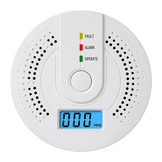 Independent CO Alarm Sensor Carbon Monoxide Alarm Detector High Sensitive Warning LCD Display CO Alarm With UL2034