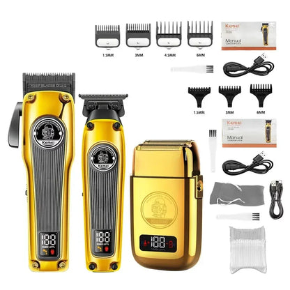 Kemei Hair Clipper or Blade KM-1825 KM-1855 KM-TX3 Professional Cordless Beard Trimmer Men Electric Shaver Hair Trimmer Set