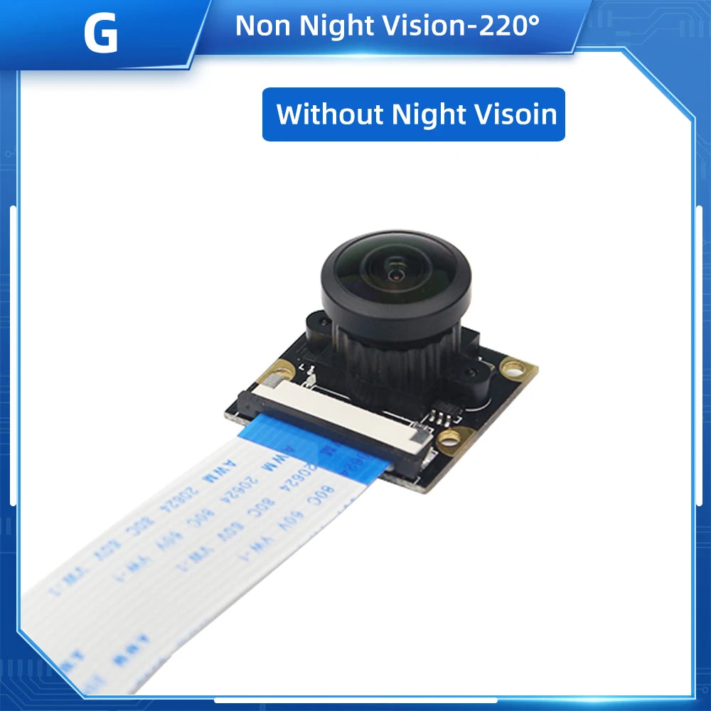 Raspberry Pi 4 Camera 5MP Night Vision 1080P Optional Wide Angle Fisheye IR-CUT Camera FF AF for Raspberry Pi 4B 3B+ 3B Zero