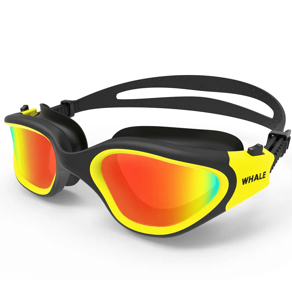 Gafas de natación profesionales antivaho para adultos, con protección UV, para hombres y mujeres, de silicona, ajustables e impermeables, para nadar en la piscina