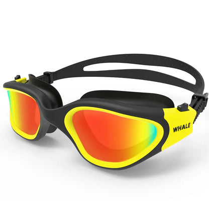 Gafas de natación profesionales antivaho para adultos, con protección UV, para hombres y mujeres, de silicona, ajustables e impermeables, para nadar en la piscina