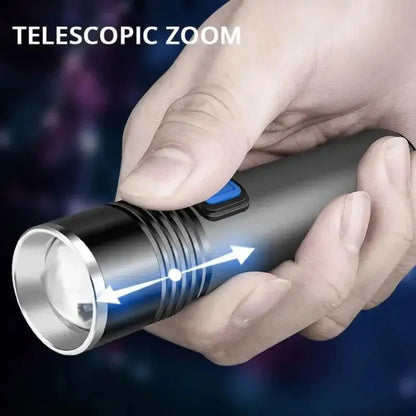 USB Rechargeable UV Flashlight For Pet Urine Detection Resin Cured 395nm UV Flashlight Black Light Zoom