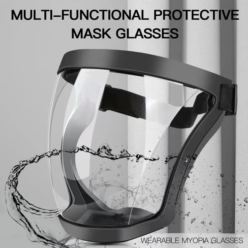 Highdefinition Protective Goggles Transparent Riding Goggles Antispray Antidust Antifog And Antiwind Mask