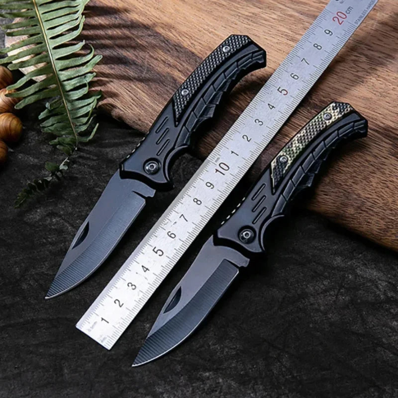 Stainless Steel Folding Knife Fillet Knife Fishing Boat Fishing Accessories with Easy To Carry Camping Meat Cutting PP Handle