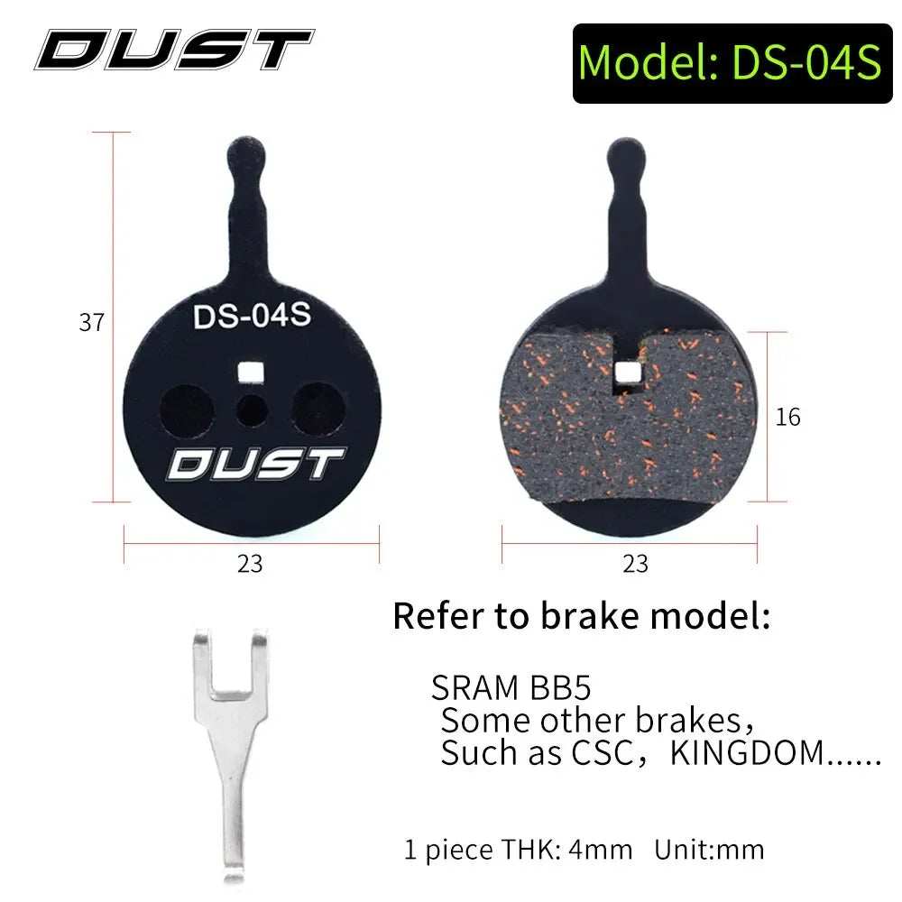 Bicycle Disc Brake Pad Bike Hydraulic Disc Brake Pads Semi-Metallic Cycling Brake Pads for BB5 BB7