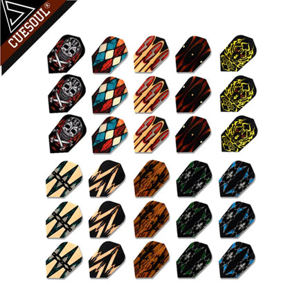 CUESOUL 9pcs Dart Flights Dart Tails Wings