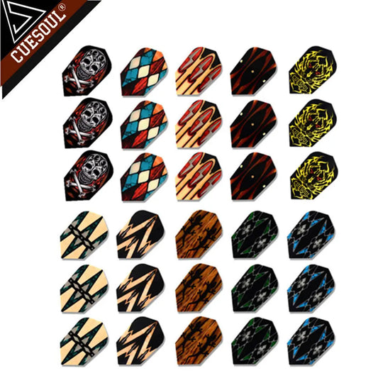 CUESOUL 9pcs Dart Flights Dart Tails Wings