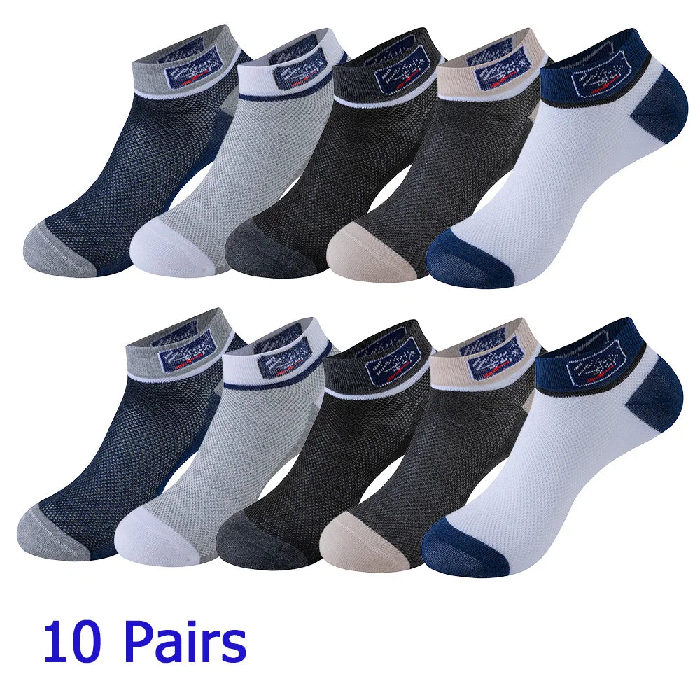 8 pares de calcetines náuticos para mujer y hombre, de corte bajo, invisibles, antideslizantes, de silicona, para verano, calcetines invisibles hasta el tobillo, de color sólido, informales, transpirables