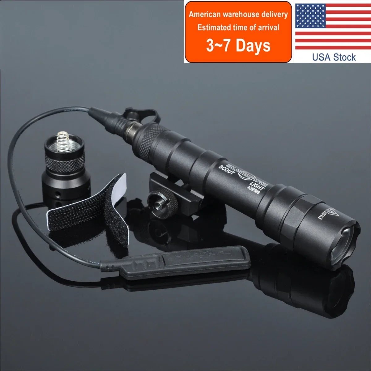 Tactical Surefire M600 M600B M600C Weapon Gun light Lanterna Rifle Flashlight Pistol Scout Light Torch Hunting Pictinny Rail