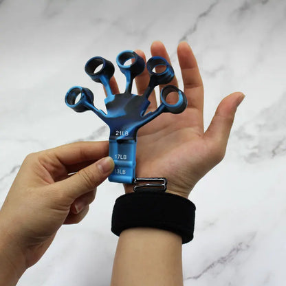 Finger Gripper Finger Exerciser Guitar Finger Exerciser 6 Resistant Levels Recovery Physical Tools Hand Strengthener For Patient