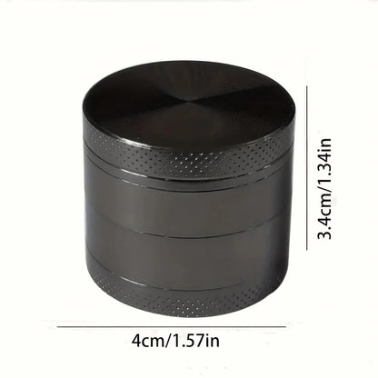 1.6/2inch Metal Herb Grinder 4-Layers Spice Nut Crusher Mortar Mill Grass Raw Tobacco Grinder Smoking Accessories Kitchen Tool