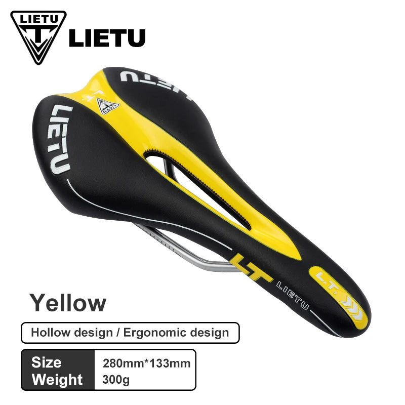 LIETU Bicycle Saddle MTB Road Bike Cycling Silicone Skid-proof Saddle Seat Silica Gel Cushion Seat Leather Front Seat Mat