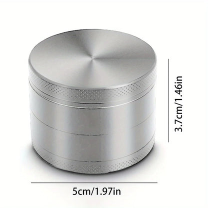 1.6/2inch Metal Herb Grinder 4-Layers Spice Nut Crusher Mortar Mill Grass Raw Tobacco Grinder Smoking Accessories Kitchen Tool