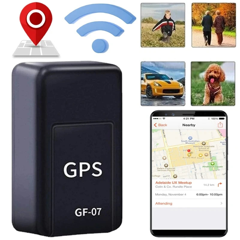 GPS locator GF-07 precise and convenient compact locator for car vehicles, easy to install, remote precise positioning, mobile p