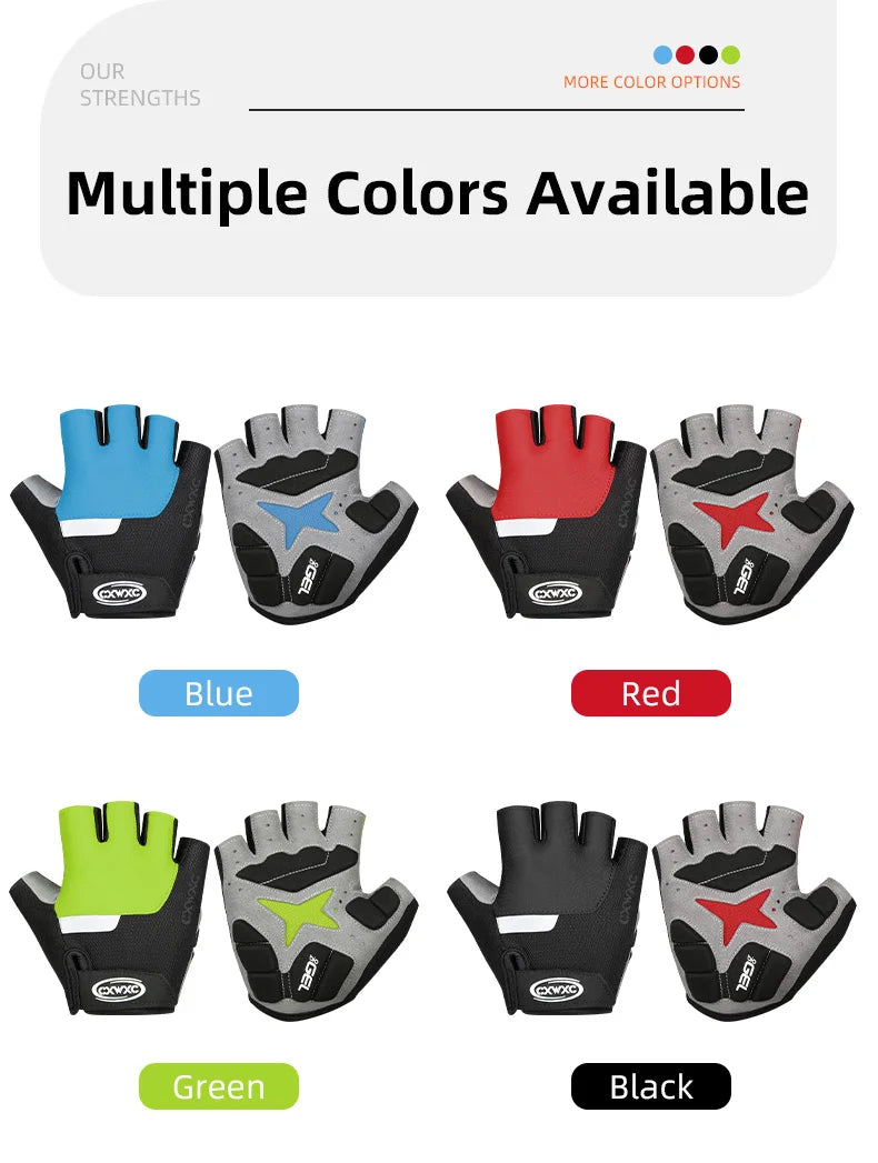 Giyo Breaking Wind Cycling Half Finger Gloves Anti-slip Bicycle Mittens Racing Road Bike Glove MTB Biciclet Guantes Ciclismo