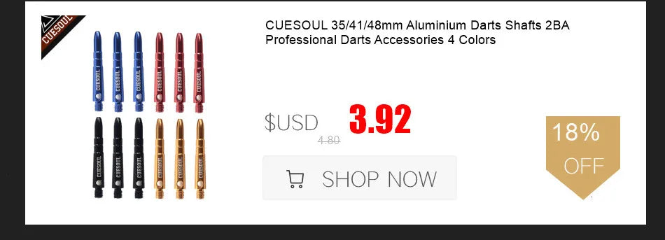 CUESOUL 9pcs Dart Flights Dart Tails Wings