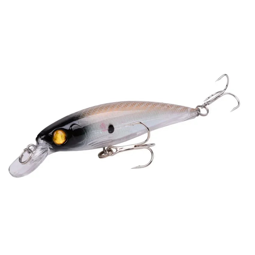 1PCS Laser Minnow Fishing Lure 11CM 13G pesca hooks fish wobbler tackle crankbait artificial japan hard bait swimbait