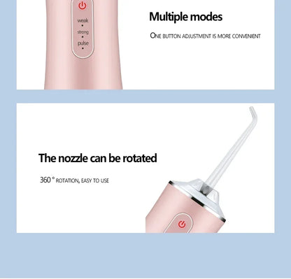 Xiaomi MIJIA Smart Electric Oral Irrigator Water Flosser USB Charging 4 Jets 3 Modes Water Jet Irrigator Dental Teeth Cleaner