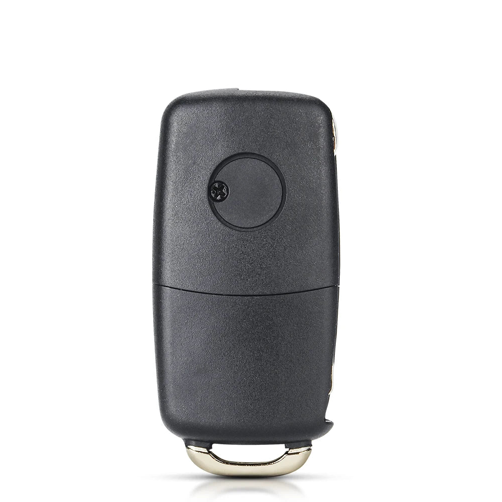 KEYYOU 2 Buttons Remote Flip Folding Car Key Shell for VW Volkswagen MK4 Bora Golf 4 5 6 Passat Polo Bora Touran