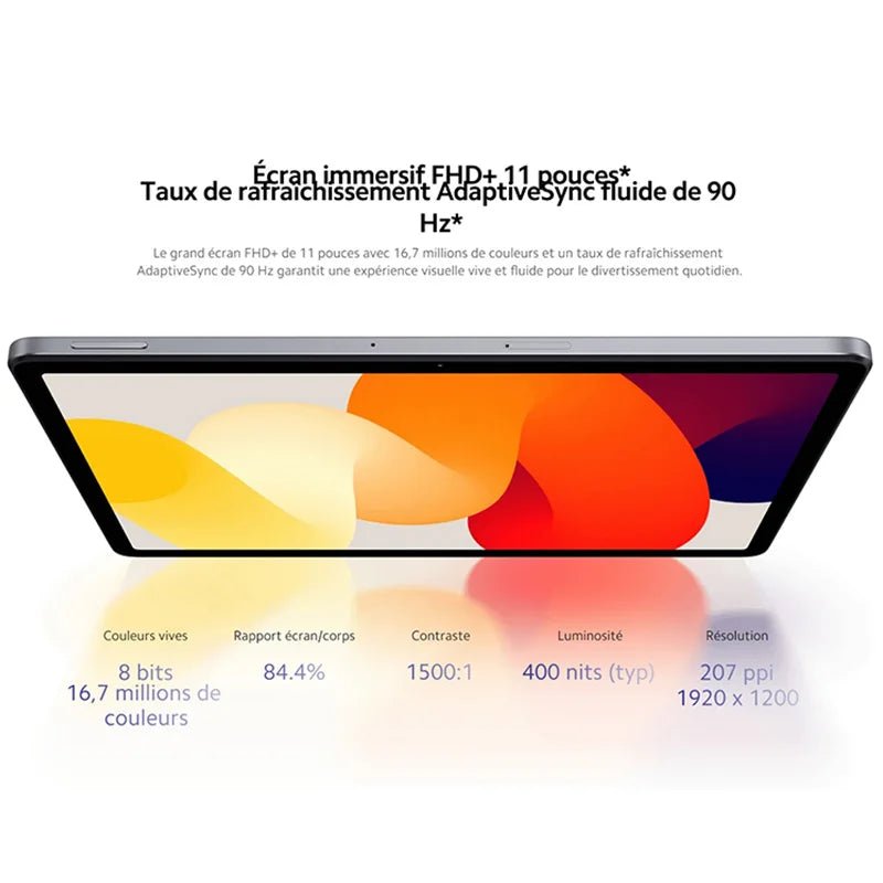 Versión global Xiaomi Redmi Pad SE Tablet 11 pulgadas Pantalla FHD 90Hz Plataforma móvil Snapdragon 680 Batería de 8000 mAh Mi Pad