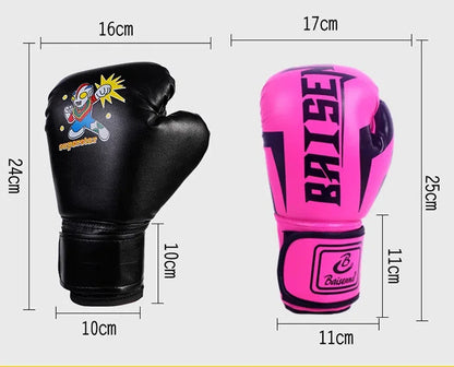 Guante de boxeo para niños Guante protector de kickboxing para niños Entrenamiento de boxeo para niños Sanda Suministros deportivos Guantes de boxeo para niños