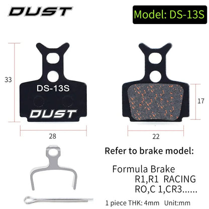 Bicycle Disc Brake Pad Bike Hydraulic Disc Brake Pads Semi-Metallic Cycling Brake Pads for BB5 BB7