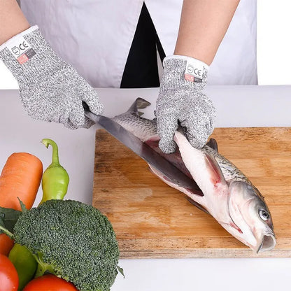 HPPE Level 5 Safety Anti Cut Gloves High-strength Industry Kitchen Gardening Anti-Scratch Anti-cut Glass Cutting Multi-Purpose