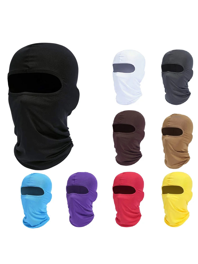 Balaclava Cycling Caps for Men Bicycle Travel Quick Dry Dustproof Face Cover Sun Protection Hat Windproof Sports Hood Ski Mask