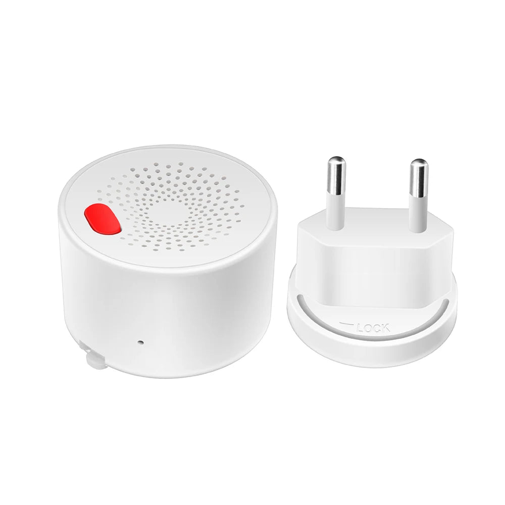 AC110-230V Tuya Wifi Natural Gas Sensor Combustible Household Smart Gas Alarm Detector Leakage Sensor Fire Safety Smart Home