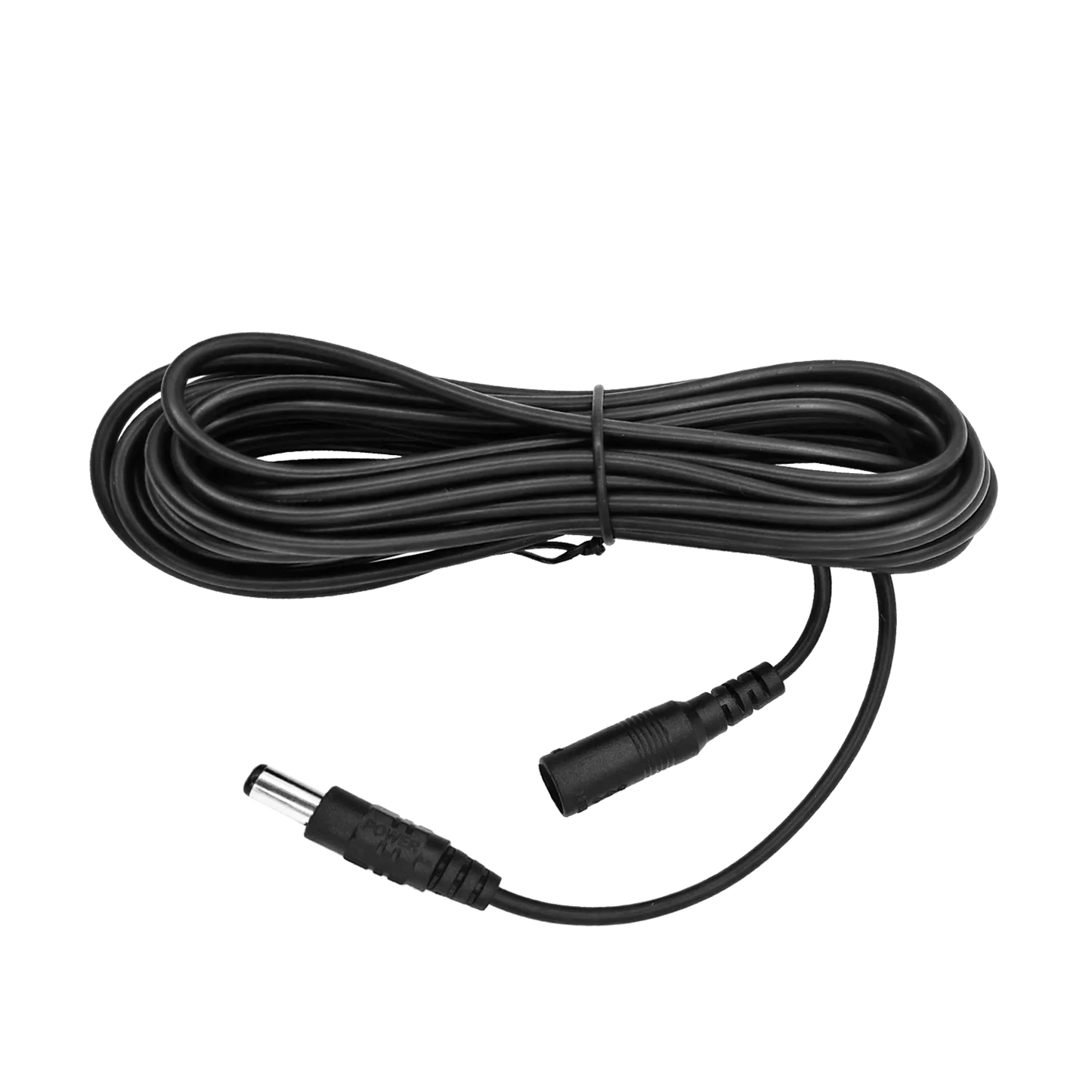 Cable de extensión de alimentación de 5 m y 10 m de CC de 12 V, conector de 5,5 mm x 2,1 mm, macho a hembra, para lámpara LED, cámara de seguridad CCTV, cable de alimentación negro