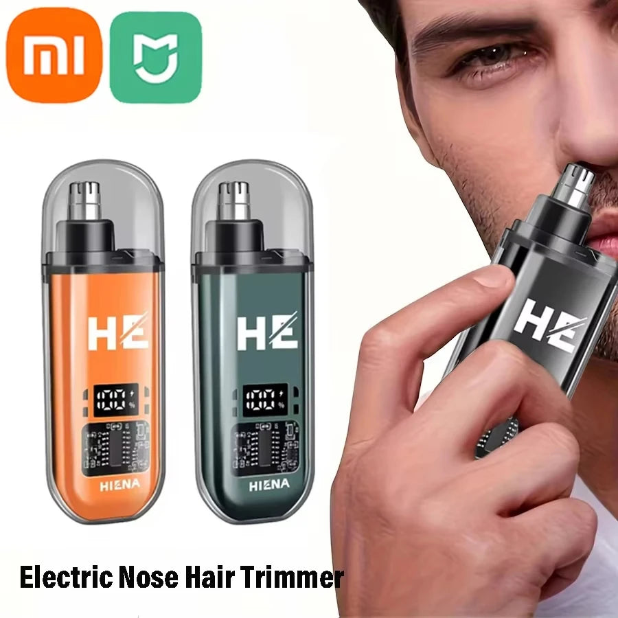 XIAOMI - Recortador de vello nasal eléctrico portátil, minicortador de vello nasal, orejas y cejas de bolsillo para hombres, recargable, sin dolor