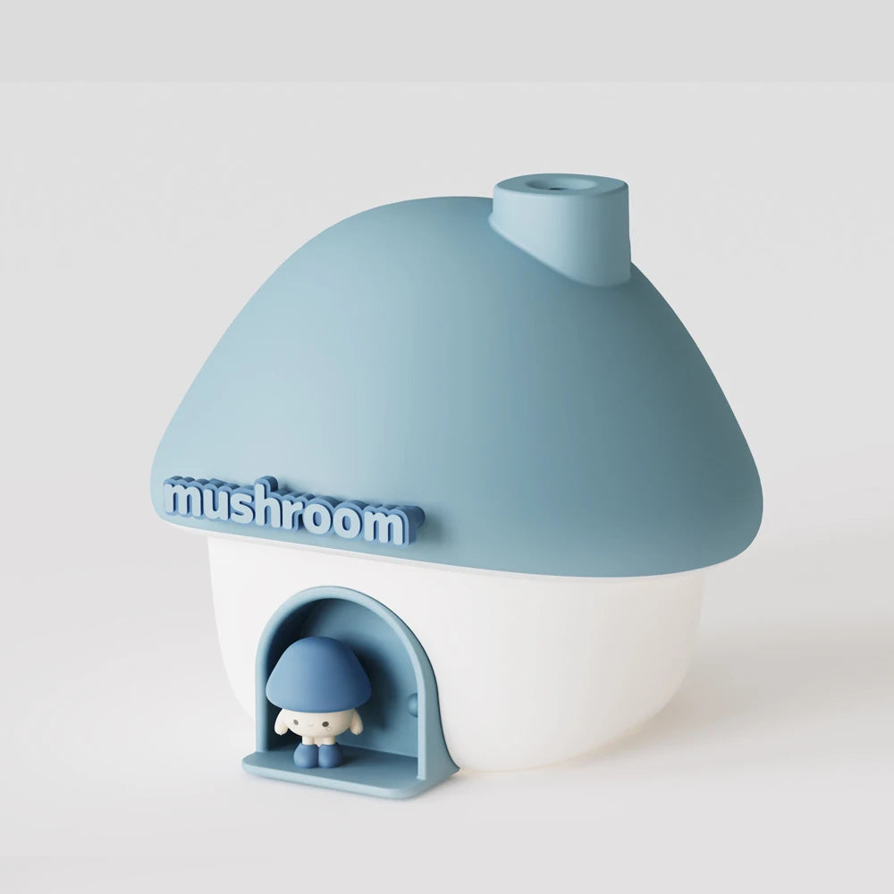 Mushroom House Humidifiers Home Mini Essential Oils Aromatherapy Diffuser Cute Mushroom Doll with Clourful Ambient Night Lights