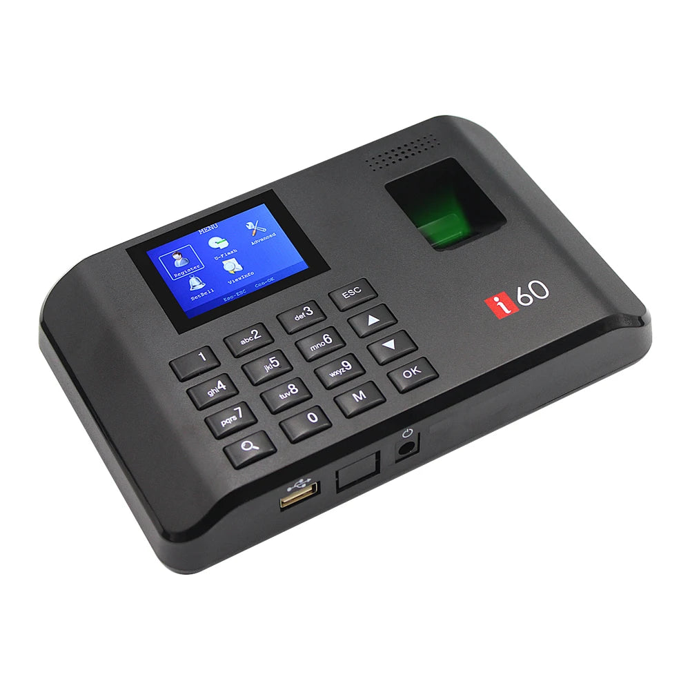 Biometric Attendance System USB Fingerprint Exit Record Recorder Reader Time Clock in Employees Date Machine Electronic Device