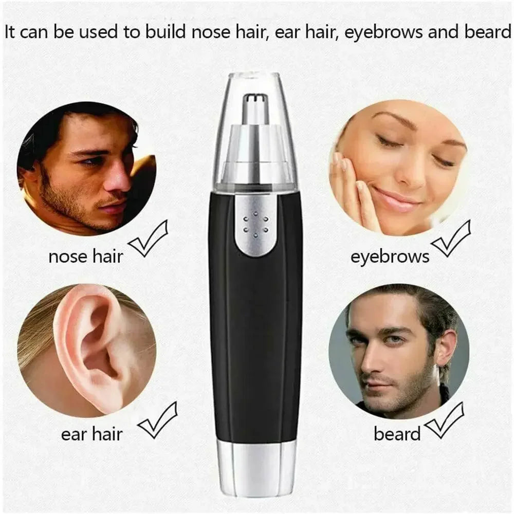 Electric Nose Hair Trimmer Implement Shaver Clipper Men Women Ear Neck Eyebrow Trimmer Shaver Man Clean Trimer Razor Remover Kit