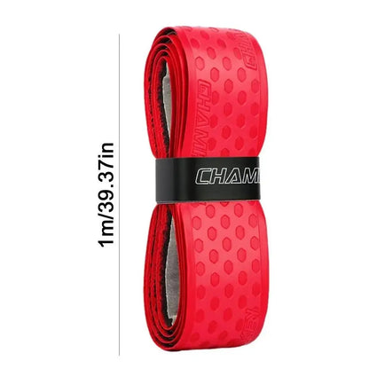 Dry Feel Bat Grip Tape PU Stripes Wear Resistant Tennis Racket Handle Grip Raquete Anti-slip Baseball Sweatband Tape Sport