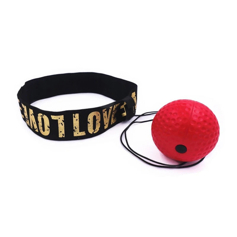 Pelota de boxeo de velocidad, pelota de boxeo de PU montada en la cabeza, MMA, Sanda, entrenamiento, reacción mano-ojo, bolsa de arena para el hogar, equipo de boxeo y fitness, gran oferta