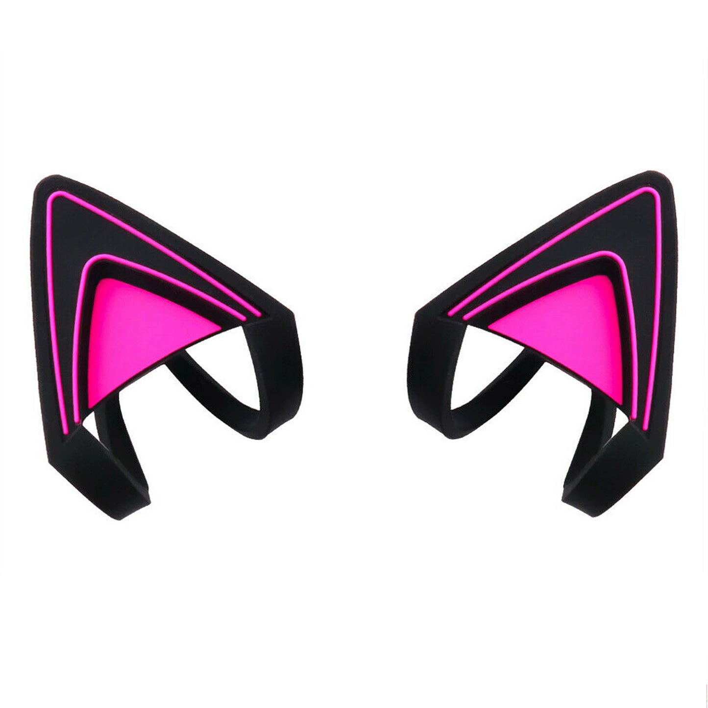 1 Pair Kitty Cat Ears 3 Colors for RAZER Kraken V2 special / Kraken 2019 / Kraken TE / 7.1 V2 Headphone Headset Customer DIY