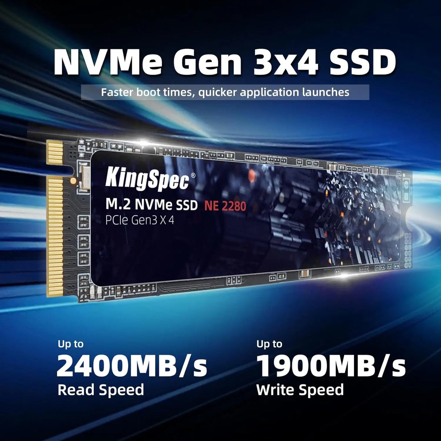 KingSpec M2 SSD NVMe 256GB 512GB 1TB 128GB M.2 NMVe 2280 PCIe 3.0 Hard Disk Internal Solid State Drive for Laptop Desktop