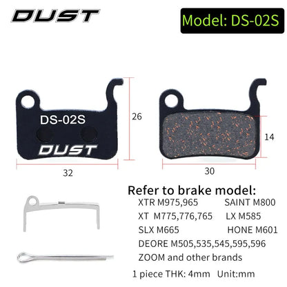 Bicycle Disc Brake Pad Bike Hydraulic Disc Brake Pads Semi-Metallic Cycling Brake Pads for BB5 BB7