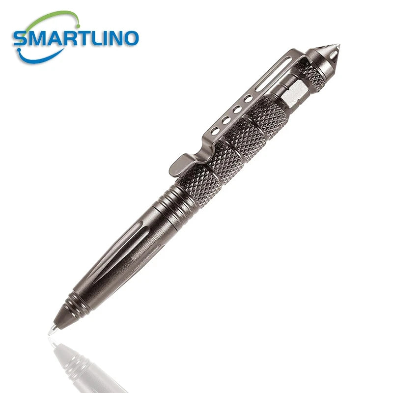 High Quality Metal Self Defense Tactical Pen School Student Office Ballpoint Pens Emergency Glass Breaker Survival Supplies