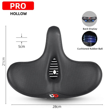 WEST BIKING Ergonomic Bicycle Saddle Long Distance Cycling Widen Thicken Cushion MTB Touring Bike Saddle Comfortable E-Bike Seat