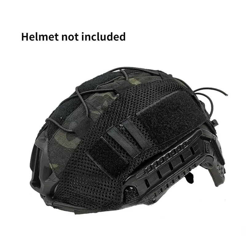 1 funda para casco FAST para casco Fast MH PJ BJ, funda para casco de paintball Airsoft, accesorios, red para ciclismo